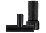 Black Compression Fittings (.700 OD Tubing)
