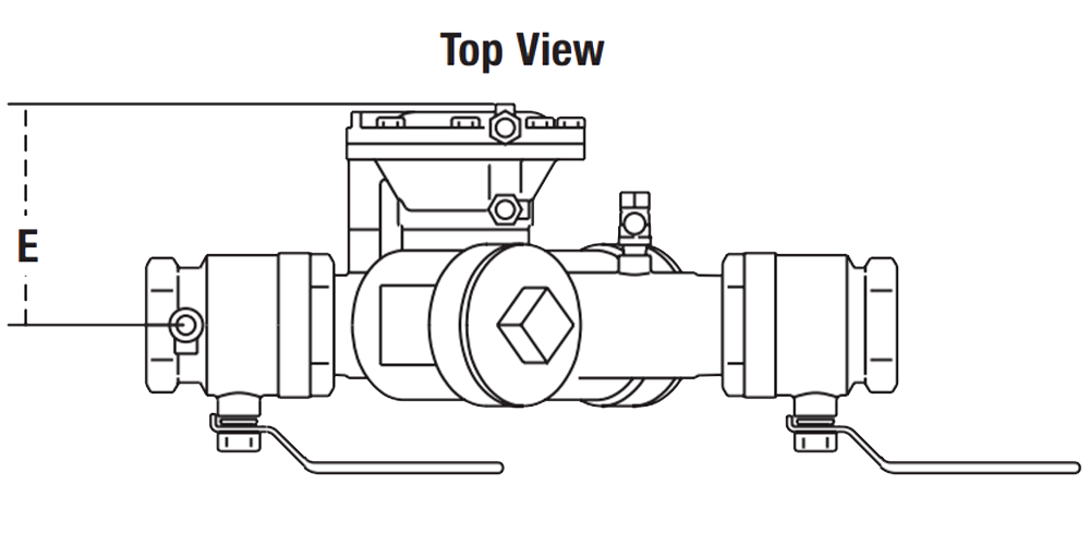 Febco FE825Y100 825Y RPZ Backflow Preventer 1 in. F...