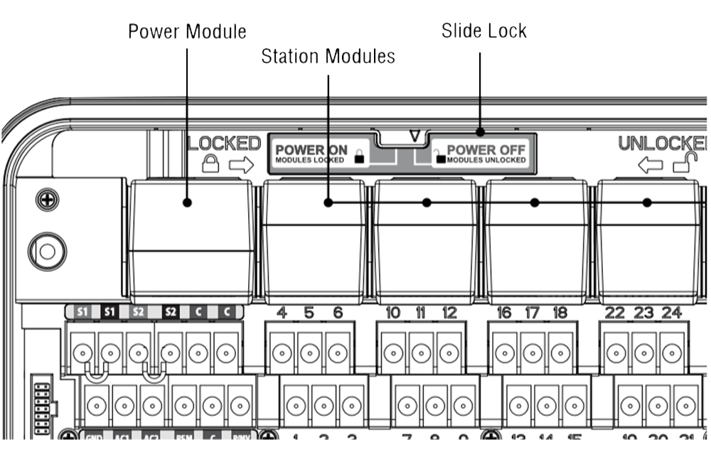 Hunter ICore 6 Station Indoor/Outdoor Plastic Controller IC600PL