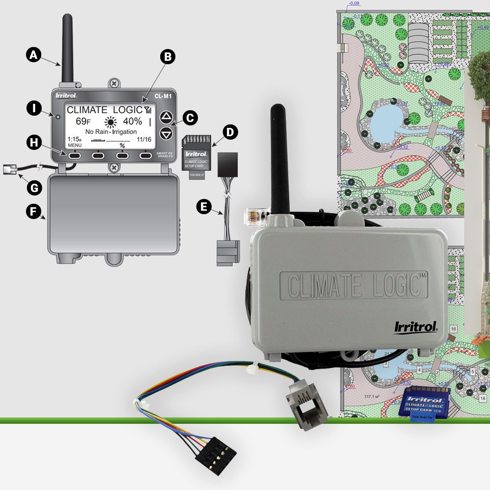 Irritrol CL-100-WIRELESS Climate Logic Wireless Weather Sensor System