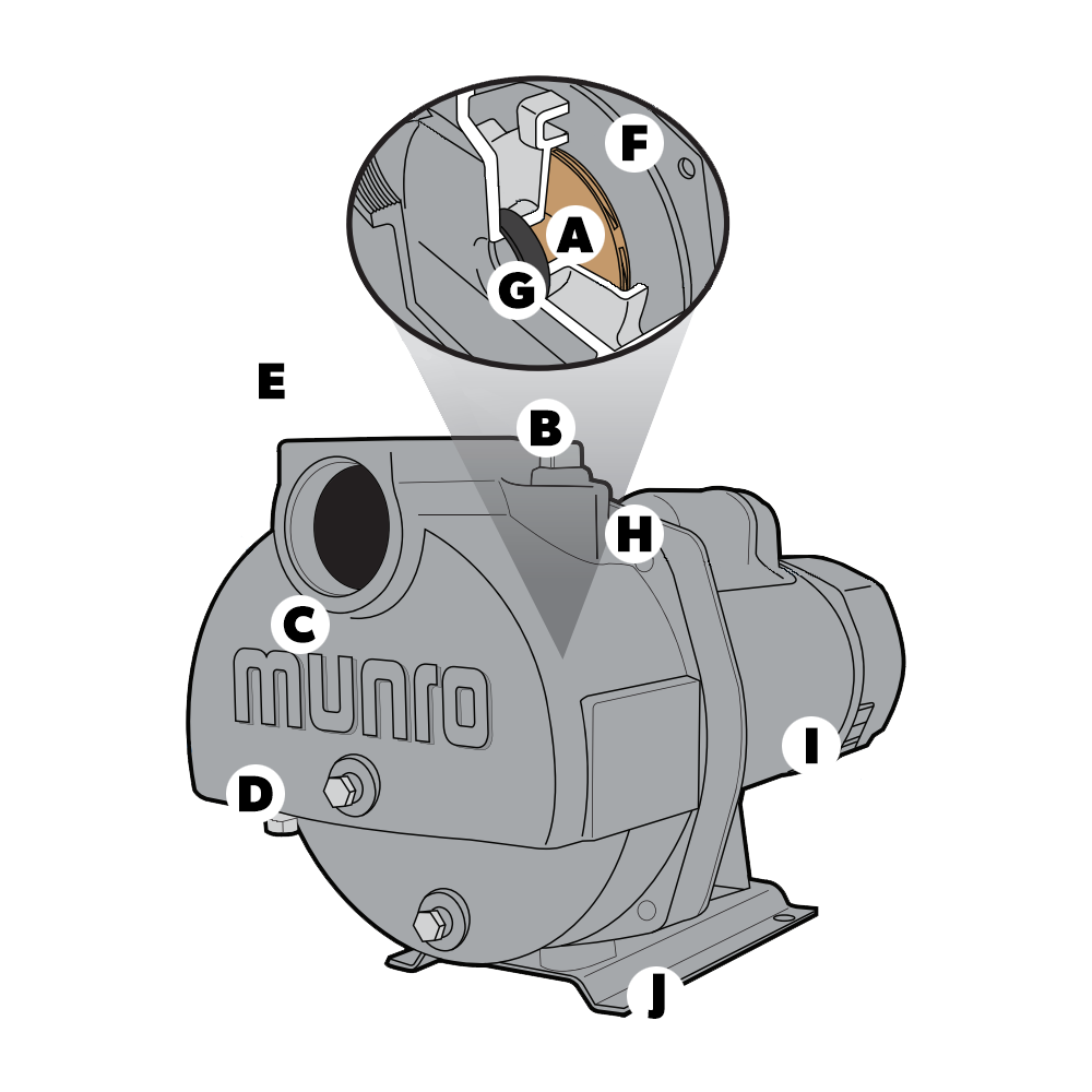 Munro 3 Hp Centrifugal Pump Lp300b