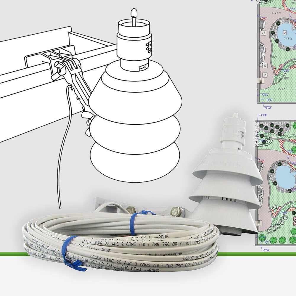 Weathermatic SLW1 Economy Wired On-Site Rain/Freeze Weather Sensor